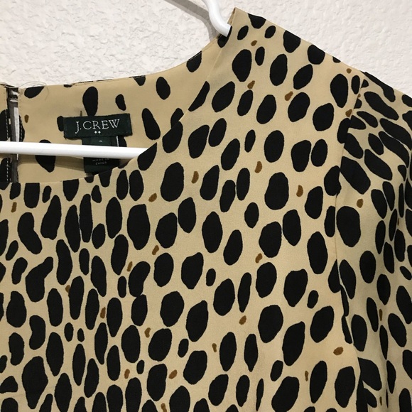 J. Crew Dress Leopard Animal Print - Picture 4 of 6